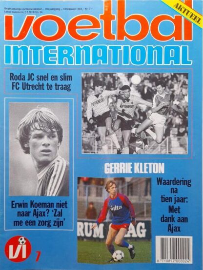 Voetbal International jaargang 19 - 1984 - nummer 7