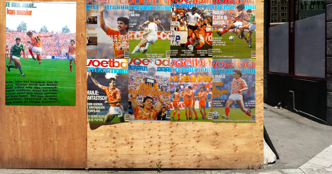 Oude Voetbal Internationals te koop - EK 1988 - oud voetbaltijdschrift