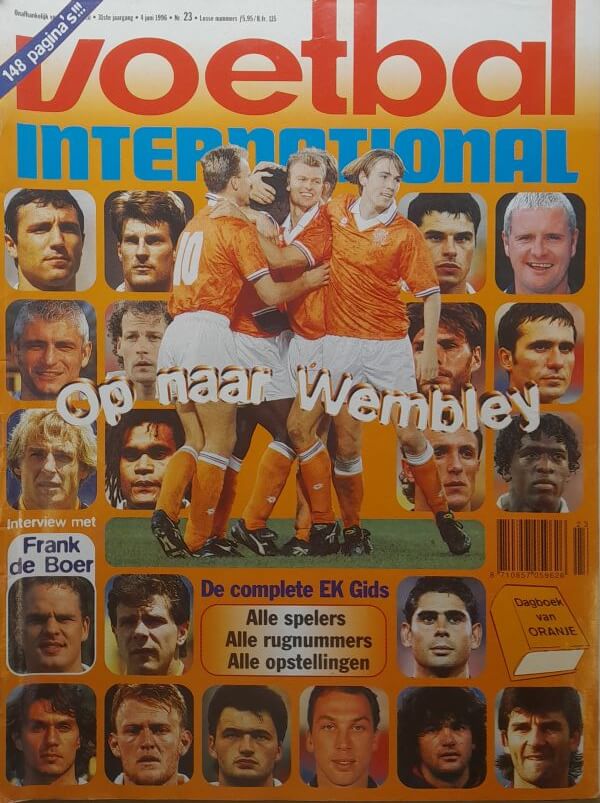 Pakket Voetbal Internationals Europees Kampioenschap 1996 Engeland