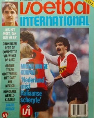 Voetbal International cover met Edo Ophof.