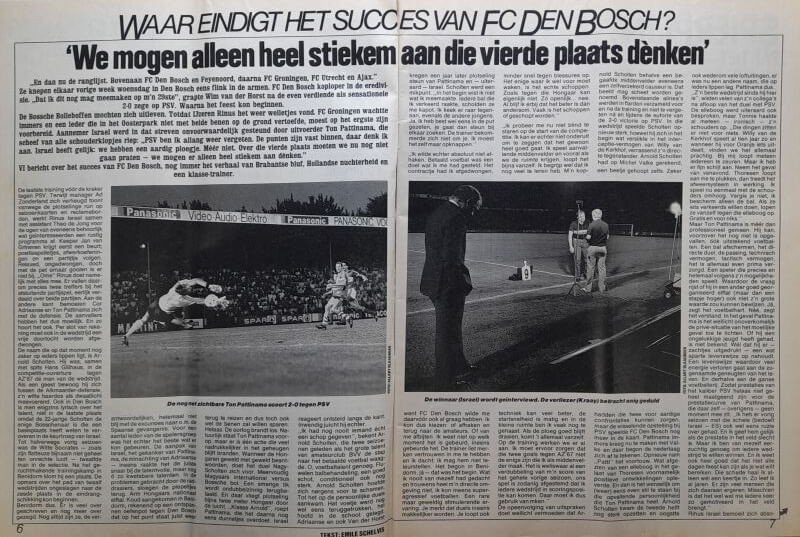 Artikel over FC Den Bosch en hun prestaties in de competitie.
